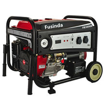 Fusinda 3kVA Gasoline Petrol Generator with Non Flat Wheels